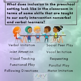 Inclusion in Preschools
