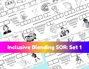 Preview of Inclusive Blending Books: SOR Set 1