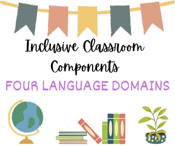 Preview of Inclusive Classroom Component # 6 - Four Language Domains