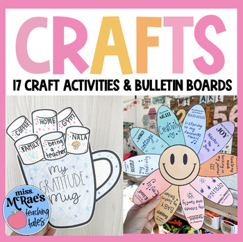 Preview of Inclusive Crafts Bundle | Seasonal Craft Activities | Bulletin Board Ideas