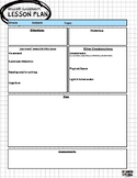 Inclusive Education Lesson Planner printable or digital form