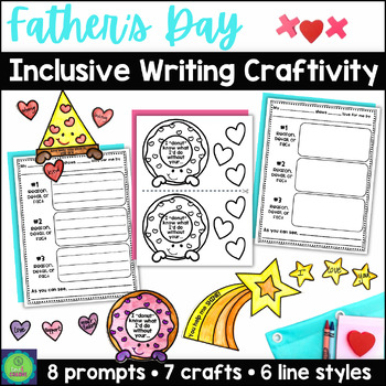 Preview of Inclusive Father's Day Crafts 2nd Grade | Father's Day Craft Third Grade Writing