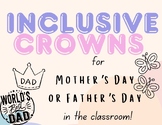 Inclusive Mother's Day Crowns for classroom use