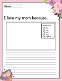 Inclusive Mother's Day Writing Prompt-- Mom, Aunt, Grandma