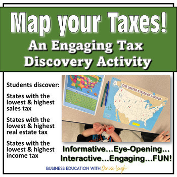 Preview of Income, Sales, Real Estate Tax Discovery Activity -Personal Finance Class Lesson