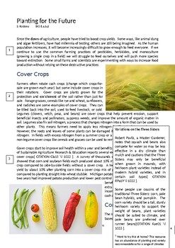 Preview of Increasing Crop Growth - NAEP Reading practice