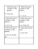 Increasing and Decreasing Patterns Scoot Activity