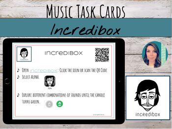 Preview of Incredibox Task Cards for Beatbox Composing with QR Codes | Music Class Centers