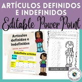 Indefinite and definite articles in Spanish (articulos def