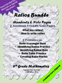Identifying Ratios,Writing Ratios, Ratio Tables, Scavenger