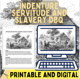 Indenture Servitude and Slavery in Colonial America DBQ/Ga