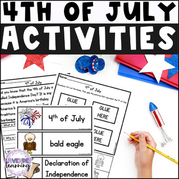 Preview of 4th of July Social Studies Activities for Kindergarten & 1st Grade - Vocabulary