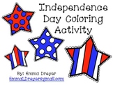 Independence Day Coloring Activity