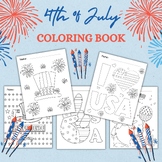 Independence Day Coloring Pages Activities, Kindergarten, 