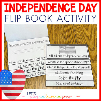 Preview of Independence Day Flip Book-4th of July
