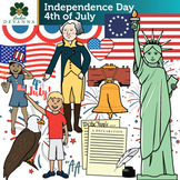 Fourth of July U.S. Symbols Clip Art