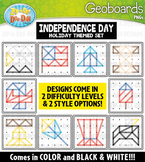 Independence Day Geoboards Clipart {Zip-A-Dee-Doo-Dah Designs}