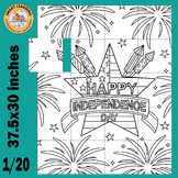 Independence Day July 4th coloring pages activities Collab