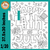 Independence Day July 4th coloring pages activities Collab