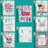 Independence Day July 4th coloring pages activities Collab