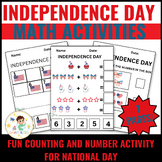 Independence Day Math Activity,4th July Math Worksheet,Patriotic Math Practice