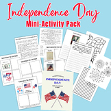 Independence Day Mini Activity Pack and Lapbook