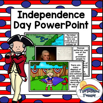 Preview of Independence Day PowerPoint | 4th of July PowerPoint | Distance Learning