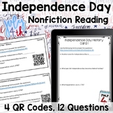Independence Day QR Code Activity Freebie | Digital | Distance Learning