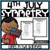 Independence Day Symmetry Drawing Activity for Art and Math