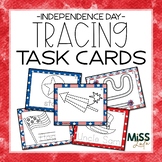 Independence Day Tracing Task Cards