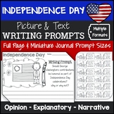 Independence Day Writing Prompts (Opinion, Explanatory, Na