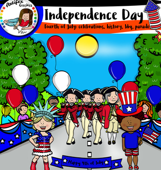 Independence Day and 4th of July clip art by Artifex | TPT