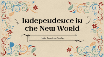 Preview of Independence in the New World Notes