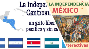 Preview of Independencia de México y Centroamérica in Spanish Bundle Actividades en español