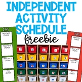 Independent Activity Schedule - Special Education Classroo