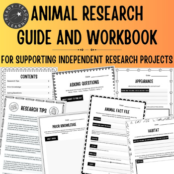 Preview of Independent Animal Research Guide and Workbook: Plan for an Information Report