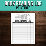 Independent Book Reading Log Printable | Back to School Go