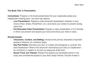 Preview of Independent Book Study Presentations Guideline