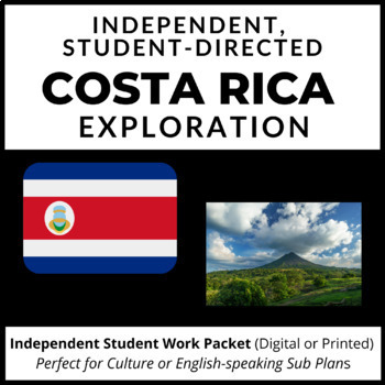 Preview of Independent Costa Rica Culture Exploration Sub Plan