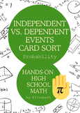 Independent/Dependent Events Card Sort