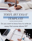 Independent Essay Guide for the TOEFL IBT Exam