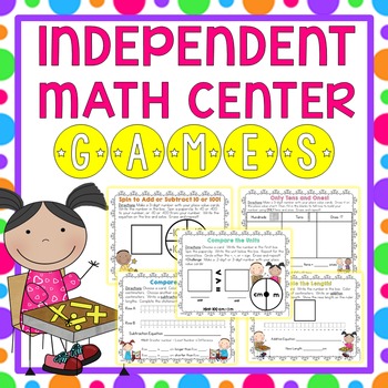 Preview of Independent Math Center Games