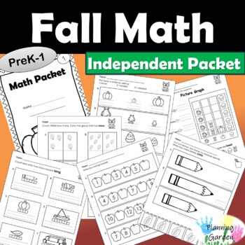 Preview of Independent Math Packet: K-1 Fall