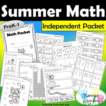 Preview of Independent Math Packet: K-1 Summer
