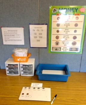 Preview of Independent Money Counting Cards for Primary Students, COMMON CORE