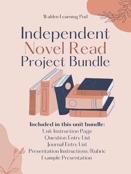 Preview of Independent Novel Read Project Bundle - Literature