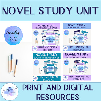 Preview of Independent Novel Study Unit