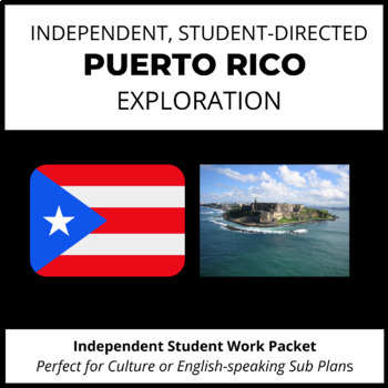 Preview of Independent Puerto Rico Culture Exploration Sub Plan