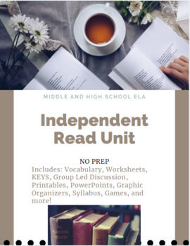 Preview of Independent Read NO PREP Unit
