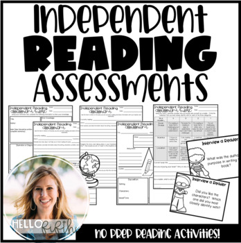 Preview of Independent Reading Assessments for Upper Grader Readers
